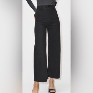 Marine Straight Zara Black Jeans